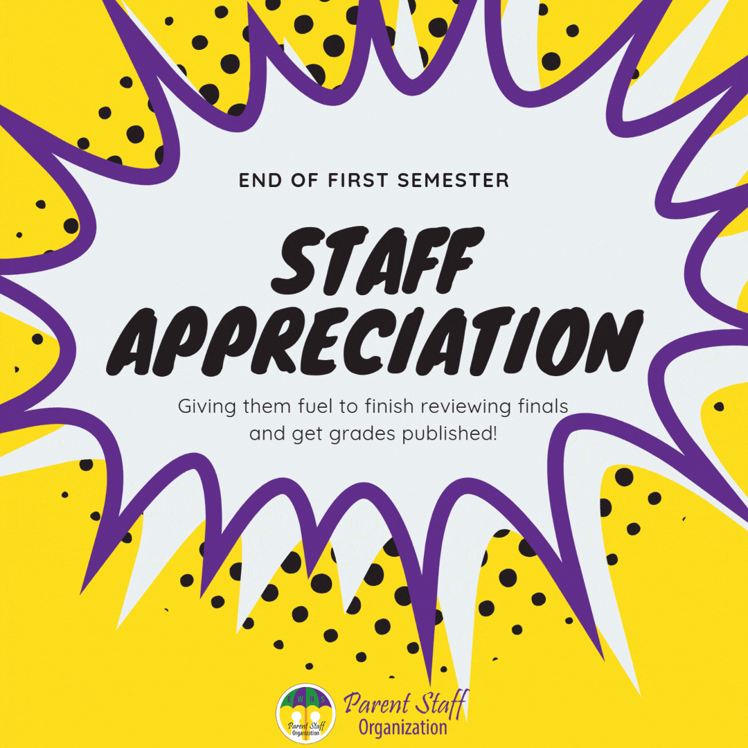 January Help Needed Volunteers Needed For January Staff Appreciation – EWHS Parent Staff ...