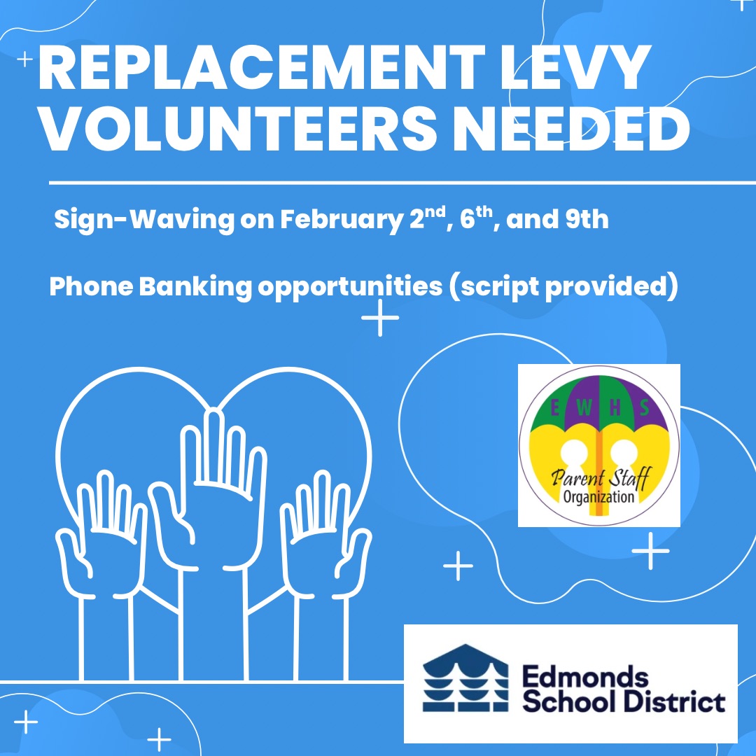 🗳️ Replacement Levy Vote – February 10th- Help Needed!&nbsp;🗳️
